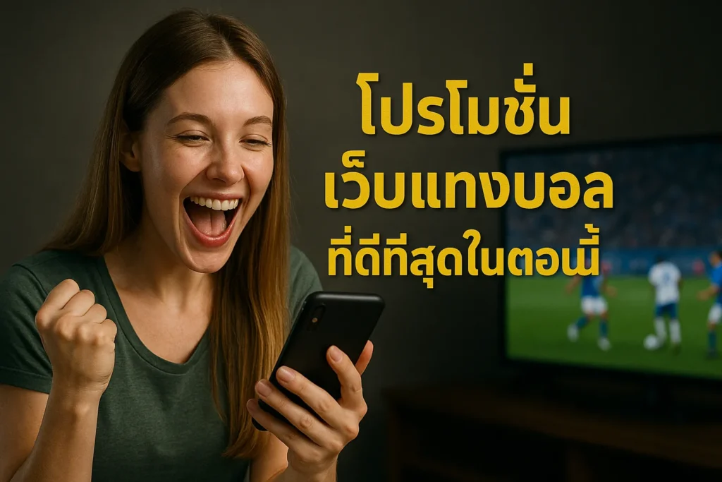 โปรโมชั่นเว็บแทงบอล ที่ดีที่สุดในตอนนี้